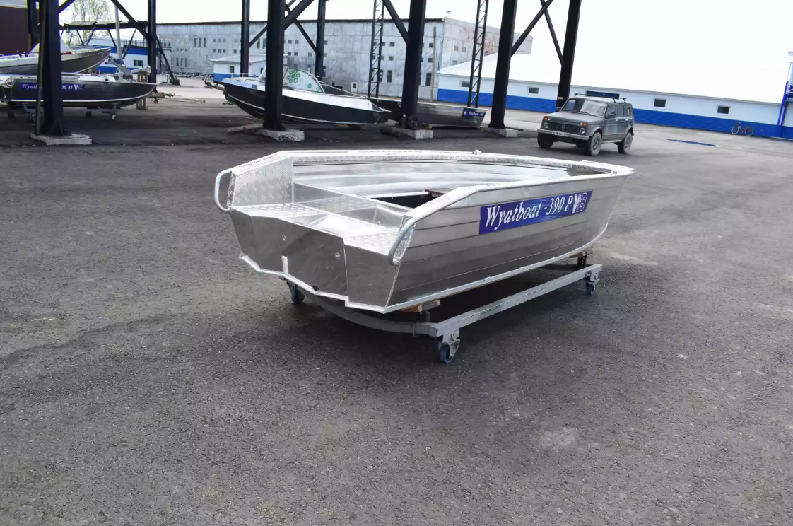 Алюминиевая лодка Wyatboat-390Р Увеличенный борт в Нефтеюганске