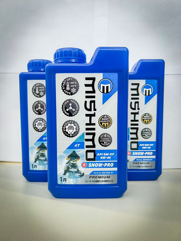 Масло синтетическое MISHIMO SNOW-PRO PREMIUM 4Т (SAE 0W-40 API SL/SJ/CF) в Нефтеюганске