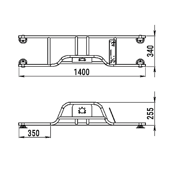 Стойка рулевая с бортовым креплением малая в Нефтеюганске