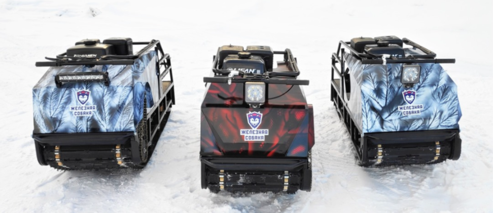 Мотобуксировщик Irondog (Железная собака) M500 20  Камуфляж Охотник в Нефтеюганске