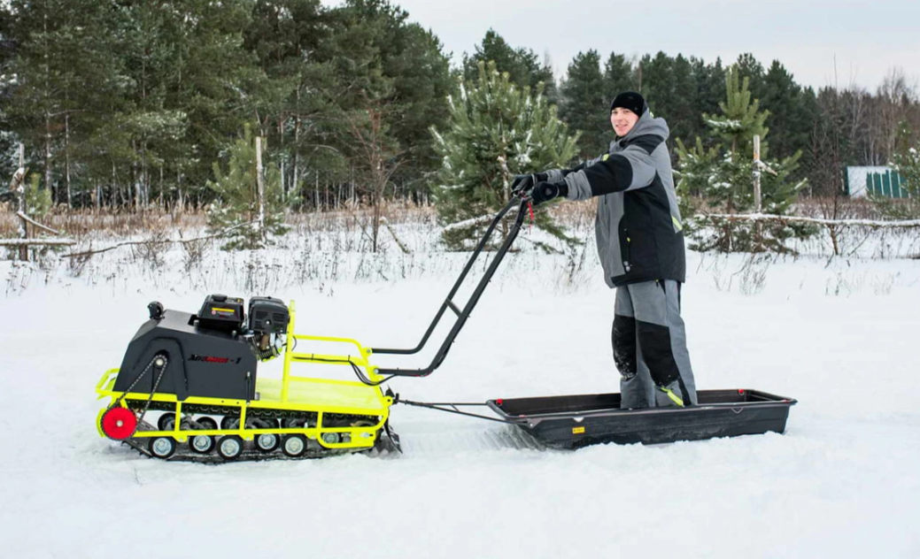 Мотобуксировщик Бурлак ХОЗЯИН-1 (капот металл) в Нефтеюганске
