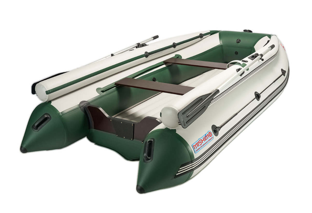 КОМПЛЕКТ ЛОДКА MISHIMO FAMILY LITE 370 + МОТОР MARLIN MP 9.9 AMHS PROLINE FORCE в Нефтеюганске