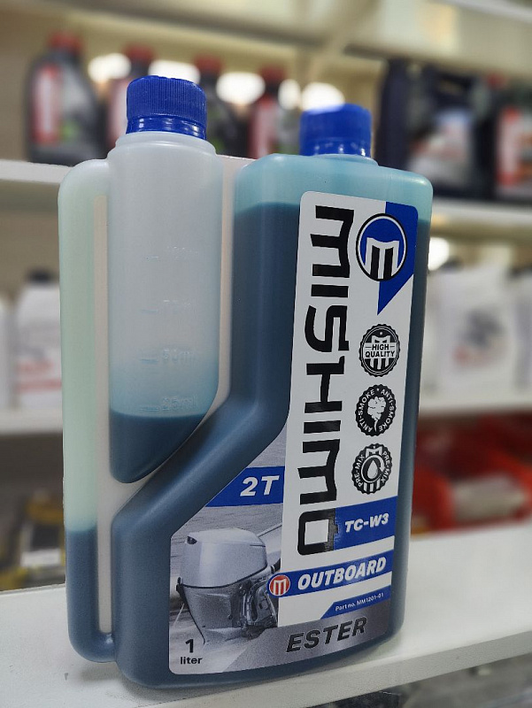 Масло MISHIMO 2T OUTBOARD (ESTER) полусинтетика 1 л в Нефтеюганске