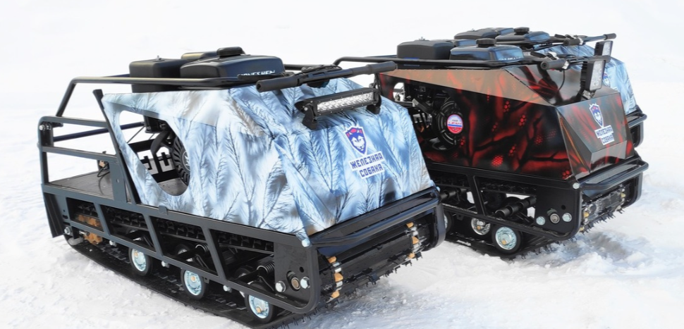 Мотобуксировщик Irondog (Железная собака) M500 20  Камуфляж Охотник в Нефтеюганске