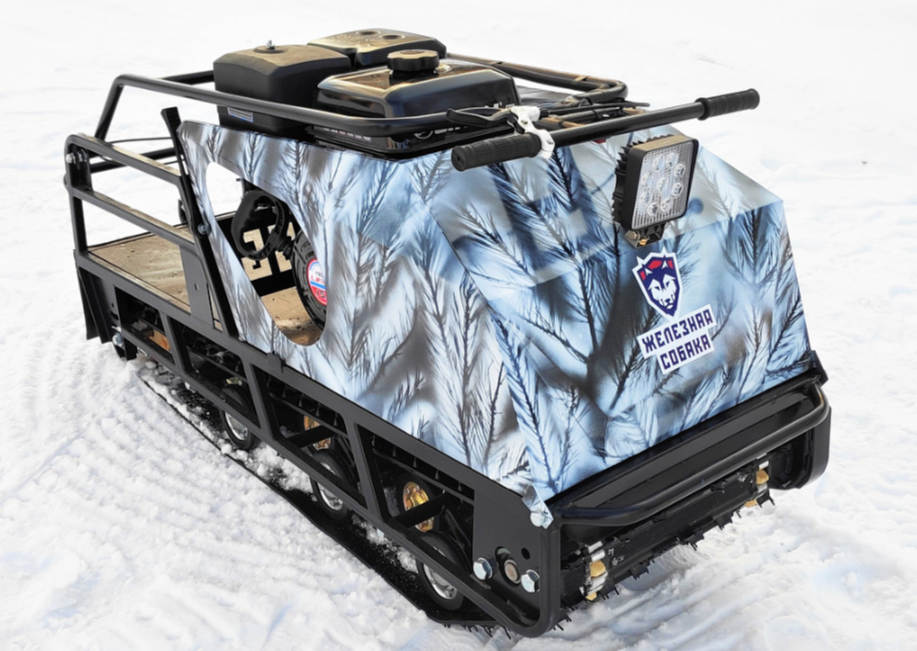 Мотобуксировщик Irondog (Железная собака) M500 20  Камуфляж Охотник в Нефтеюганске