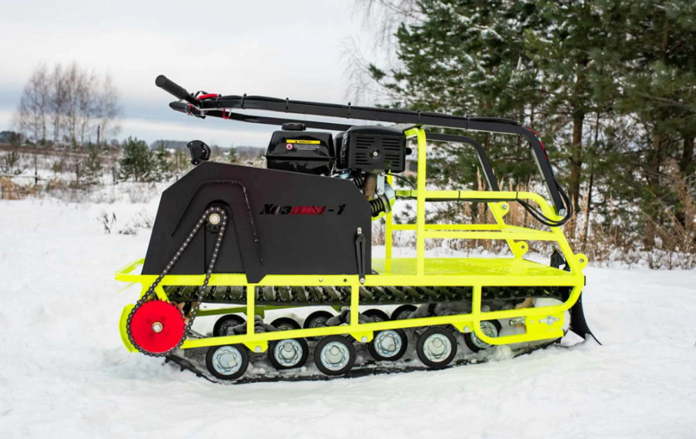 Мотобуксировщик Бурлак ХОЗЯИН-1 (капот металл) в Нефтеюганске