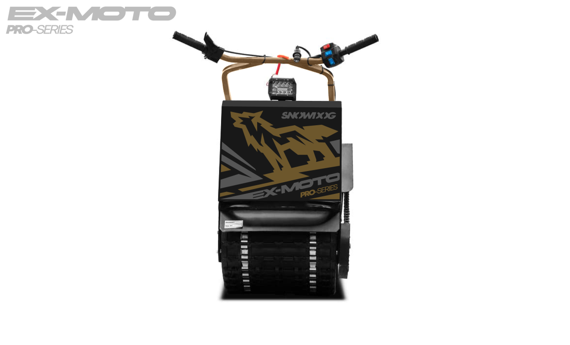 Мотобуксировщик EX-MOTO SNOWDOG S380 8л.с. в Нефтеюганске