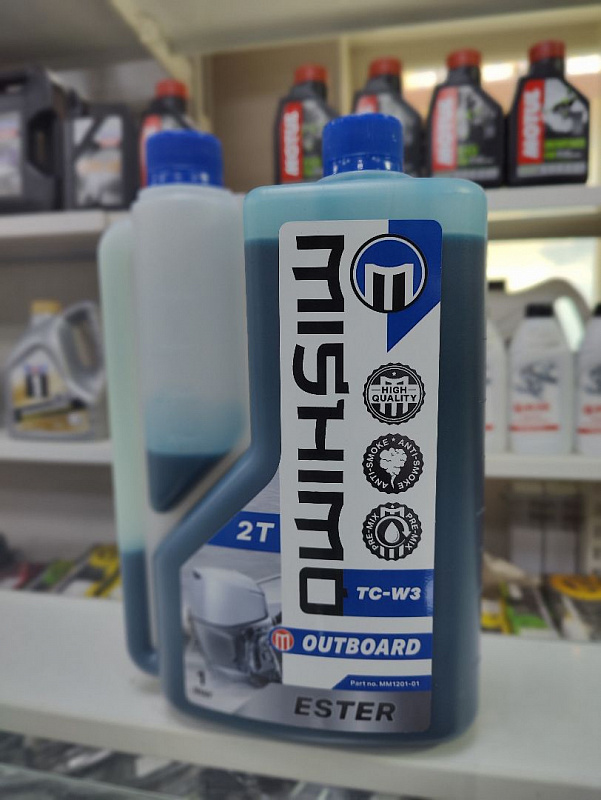 Масло MISHIMO 2T OUTBOARD (ESTER) полусинтетика 1 л в Нефтеюганске