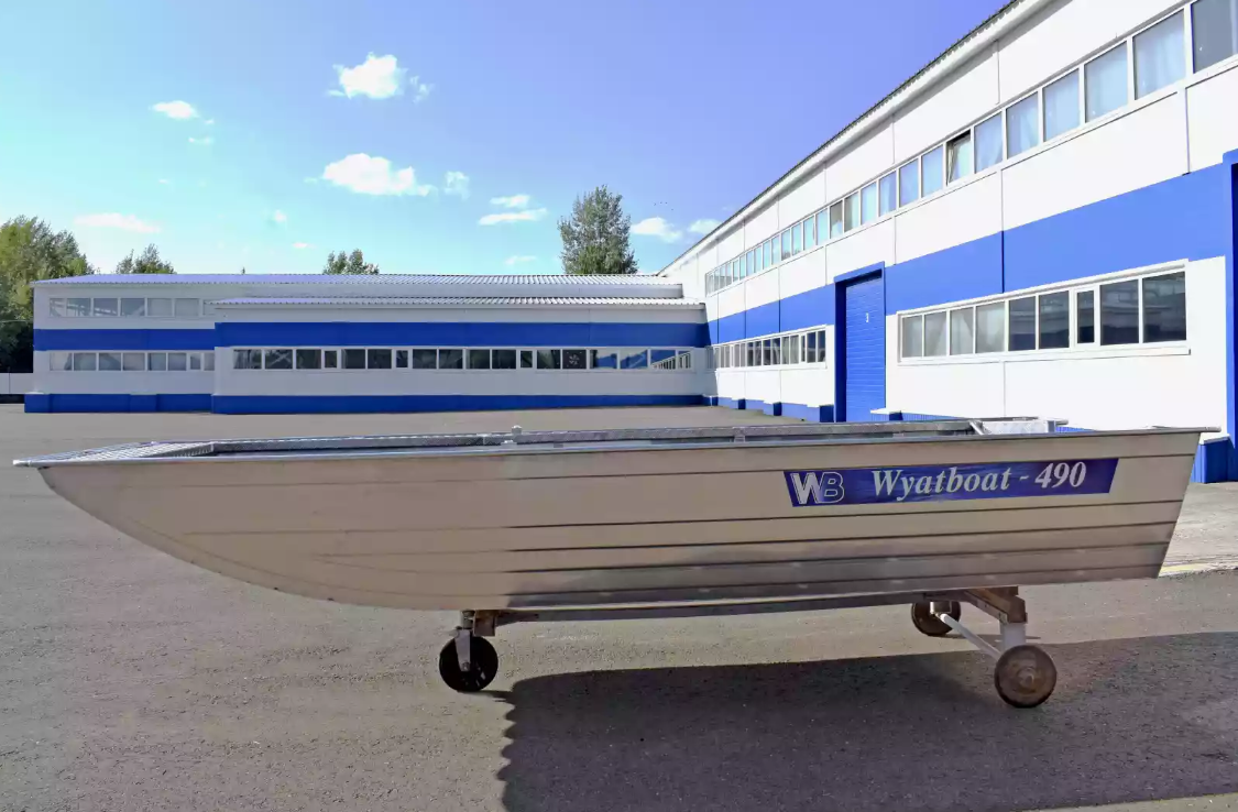 Алюминиевая лодка Wyatboat-490 Jonboat в Нефтеюганске