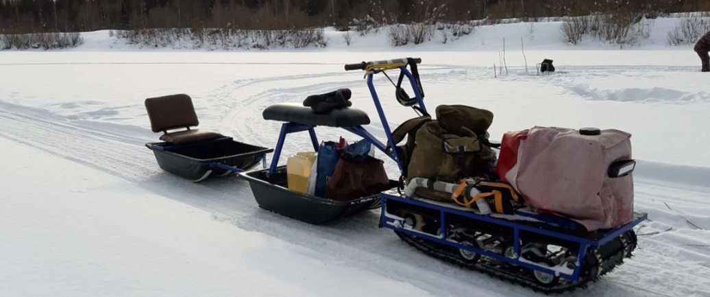 Мотобуксировщик Альбатрос-L 8 без фары в Нефтеюганске