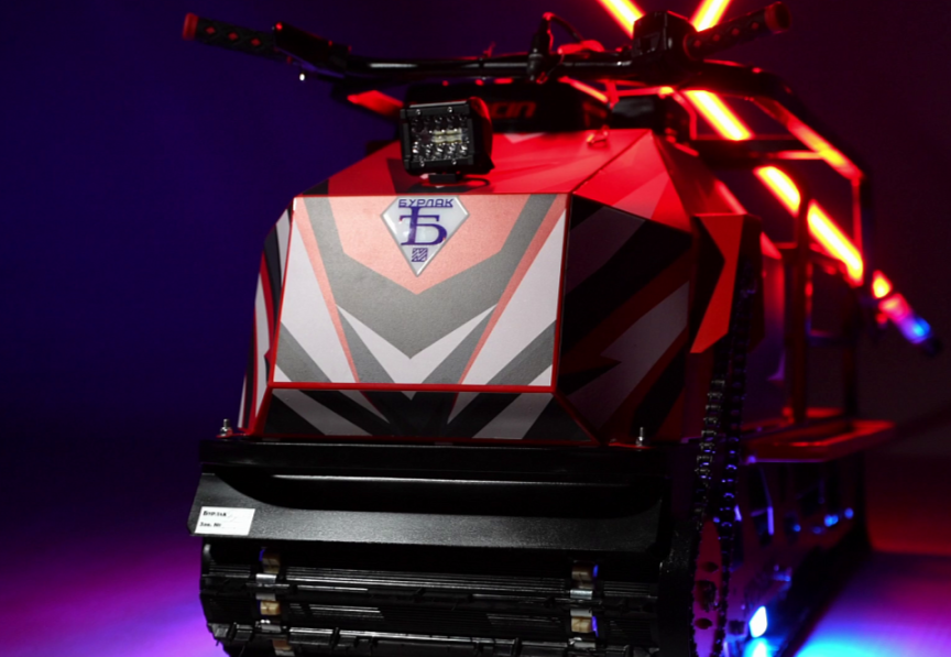 Мотобуксировщик Бурлак ХОЗЯИН-2 в Нефтеюганске