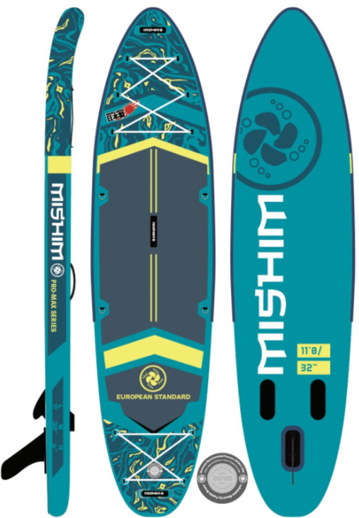 SUP (САП) Доска MISHIMO PRO-MAX Light Teal 11,6’ (355см) в Нефтеюганске