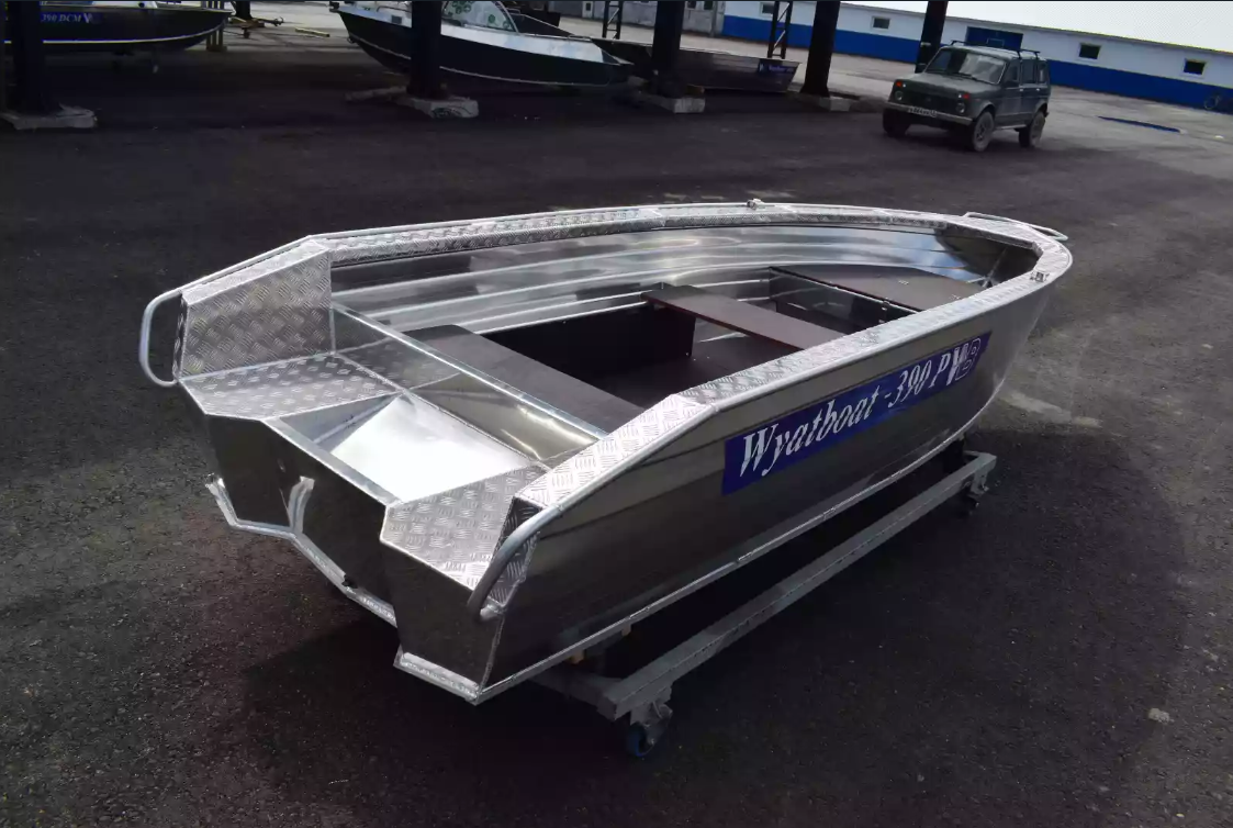 Алюминиевая лодка Wyatboat-390Р Увеличенный борт в Нефтеюганске