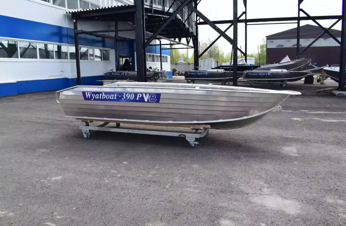 Алюминиевая лодка Wyatboat-390Р Увеличенный борт в Нефтеюганске