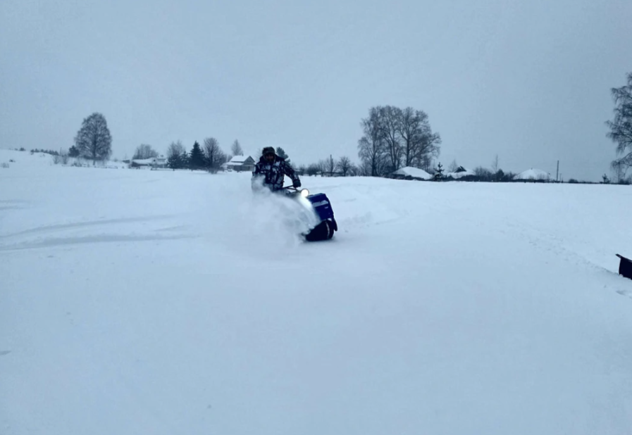 Мотобуксировщик Альбатрос-XLV 9 мини, тележки, 1250 мм в Нефтеюганске