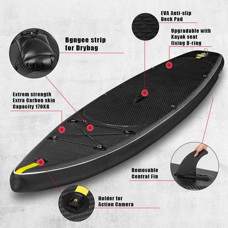 SUP (САП) ДОСКА MISHIMO CARBON DARKSIDE 11’ (335СМ) в Нефтеюганске