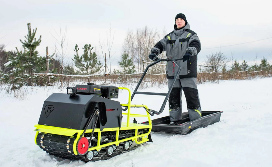Мотобуксировщик Бурлак ХОЗЯИН-1 (капот металл) в Нефтеюганске
