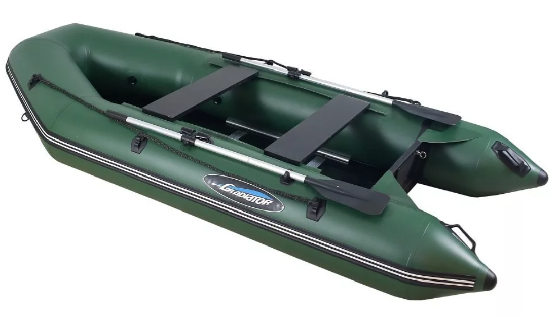 МОТОРНО-ГРЕБНАЯ ЛОДКА ПВХ GLADIATOR А 340 ТК С ФАНЕРНЫМ ПОЛОМ в Нефтеюганске