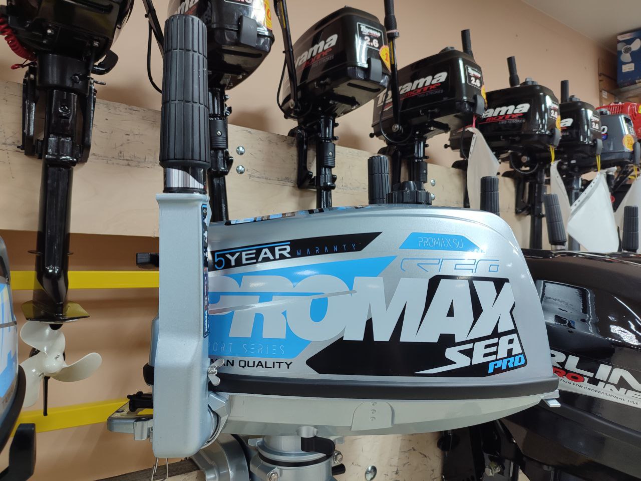 Лодочный мотор PROMAX SP5FHS (внешний бак 12 л) в Нефтеюганске