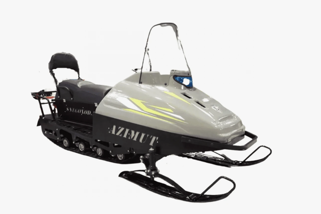 Миниснегоход Бурлак Азимут 20 л.с. , эл.запуск, реверс, тормоз гидравл, капот серый в Нефтеюганске