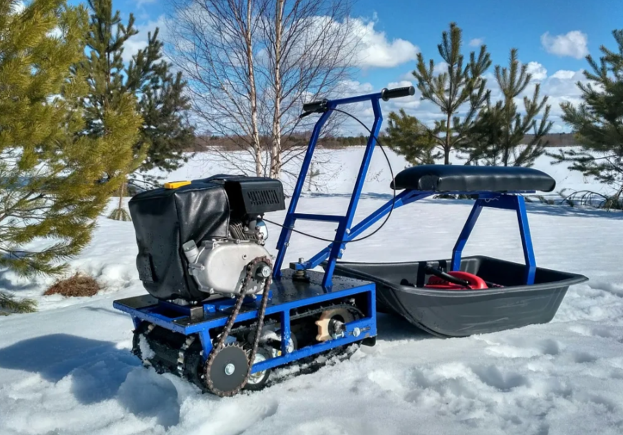 Мини-мотобуксировщик Альбатрос-М без фары в Нефтеюганске