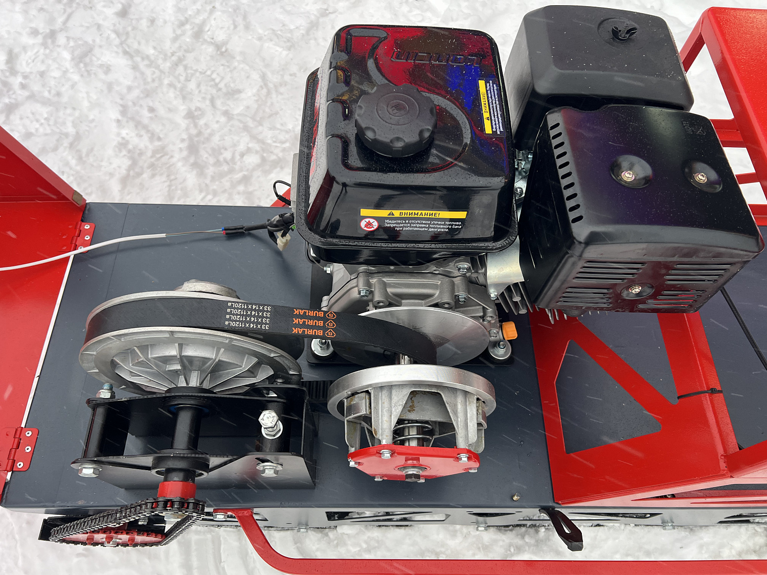 Мотобуксировщик EX-MOTO SNOWDOG S500 15л.с в Нефтеюганске