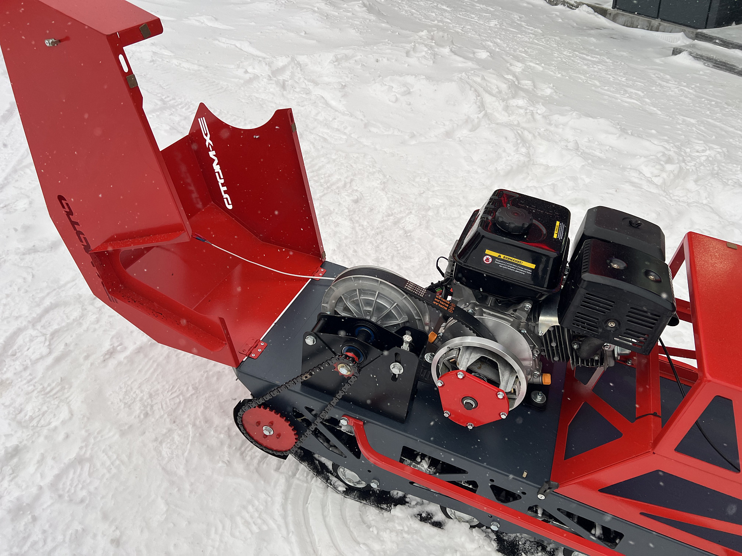 Мотобуксировщик EX-MOTO SNOWDOG S500 15л.с в Нефтеюганске
