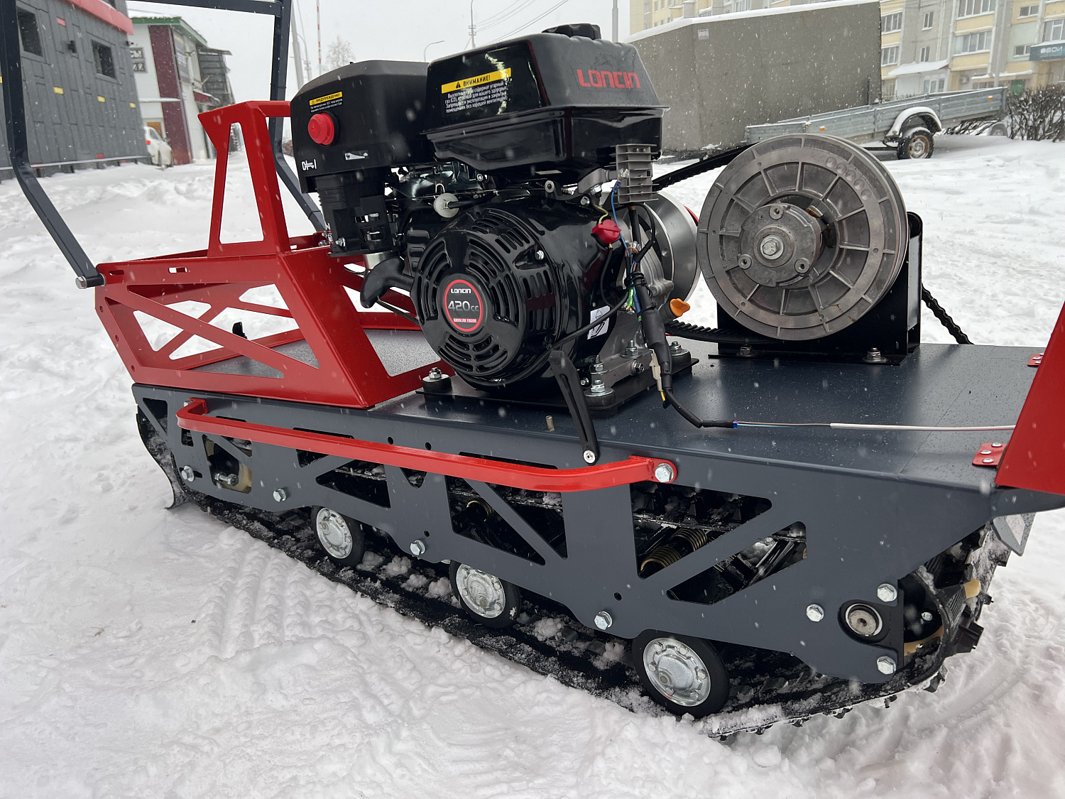 Мотобуксировщик EX-MOTO SNOWDOG S500 15л.с в Нефтеюганске